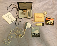 3 Vintage Electric Shavers Norelco SC7900 Distler American Tourister picture