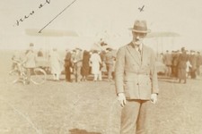 Dijon France 1931 Interwar French Airfield Bi-Plane Airplane Snapshot Photo picture
