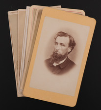 CDV Carte de Visite Lot of 6 Portraits of Men from Greater Pennsylvania #728 picture