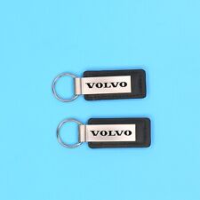 2 Genuine Volvo Stainless Steel Keychain Ring Dealership FINDLAY VOLVO LAS VEGAS picture