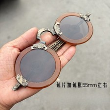 Vintage Crystal Sunglasses Stone Pattern Retro Style Glasses picture