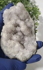 Natural Amethyst Quartz Crystal Cluster Geode 214g picture
