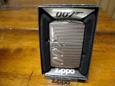 JAMES BOND 007 HIGH POLISH CHROME ARMOR ZIPPO LIGHTER MINT IN BOX picture