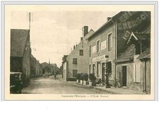 71.LUCENAY L'EVEQUE.L'HOTEL BAZENET.POMPE A PETROL picture