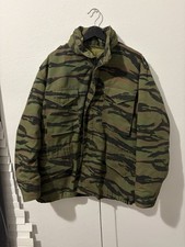 Vintage M65 Field Jacket Tiger Stripe Camo Large Mint Regular USA Vtg Military picture