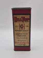 Hill Top Brand Ground Cloves Metal Body Paper Graphics picture