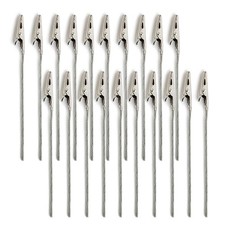 20 Pack Metal Wire Alligator Clamp, 4'' Long-Tailed Alligator Iron Clip, Stan... picture