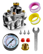 12-803 Adjustable Fuel Pressure Regulator with Gauge Holley picture
