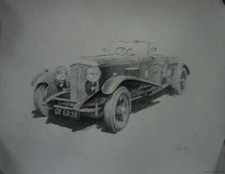 Print Bentley 1983 by N. Rotondo 1930 8 L Bentley picture