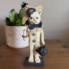 RARE Beggars Night Kitty by Vickie Smyers for Bethany Lowe Halloween Repaired 9