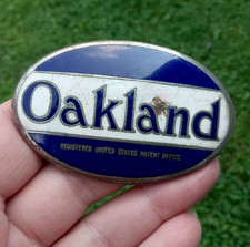 Original  1919-1920 Oakland Motor Car Co Enamel Radiator Grille Badge Emblem picture