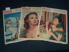 1950-1951 DES MOINES SUNDAY REGISTER PICTURE MAGAZINES LOT OF 3 - NP 3793 picture