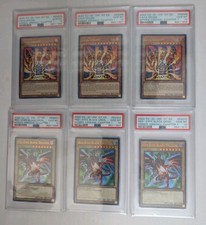 2022 Yu-Gi-Oh HAC1 PSA 10 LOT - 3 x Red-Eyes & 3 x Lava Golem - Sequential #'s picture