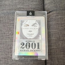 26 Keepsake Michael Jackson Lot 28 Cards Album Spotlight 0197/2001 Gold Frame SP picture