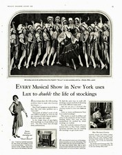 1928 Lux Soap Vintage Print Ad Every Musical In New York Ziegfeld's Rosalie picture