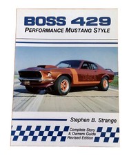 New Vintage Boss 429 Mustang book Stephen Strange Kar-Kraft Holman-Moody Crisp picture