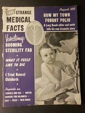 Strange Medical Facts  8/1955-atomic cocktail-exploitation-death-VG/FN B6 picture