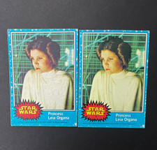 1977 Topps Star Wars Non-Sport Trading Card Lot of 2 Princess Leia #5 picture