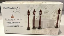 DEPT 56 SEASON'S BAY. “PARK STREET LIGHTS” SET OF  4 - BATTERY PACK picture