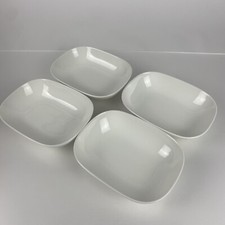 4 New Extra Large White Ceramic Bowl - Alessi For Delta - 8