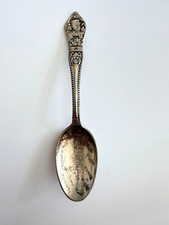 Antique Commodore Dewey USS Olympia Battle of Manila Bay 1898 Souvenir Spoon picture