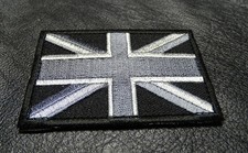 Union Jack UK England Flag Tactical ACU 3.0 Inch Embroidered Hook Fastener Patch picture