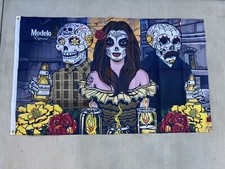 Modelo Especial Beer 3x5 Ft Flag Banner Cerveza Bar Man Cave Mr Cartoon Day Dead picture