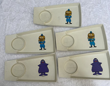 lot of 5 Vintage 1970's McDonald's Grimace & Hamburglar Big Mac  Trays picture