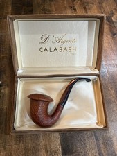 Vintage Chippendale briar & D'Argento Pipe Estate Set w/ Original Box RARE picture