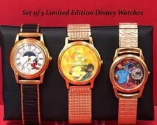 Vintage Disney Mickey Mouse Hologram FANTASMA Quartz Watch & 2 others, 3 total picture