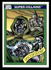1990 Impel Marvel Universe #60 Doctor Doom Diamond Preview picture