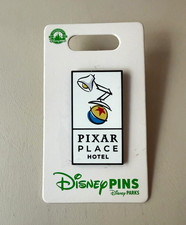 Disney Parks Pixar Place Hotel Pixar Single Pin on Card Backing Silver picture