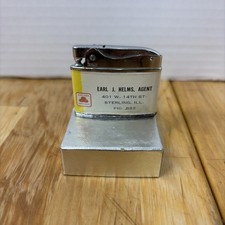 NOS VTG 1950s Penguin Superlative Lighter State Farm Bank Plan Unused Boxed picture