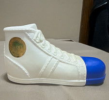 Vintage 1970s Avon Novelty Mini Bottle Lot 2 White Sneaker & Blue Whistle picture