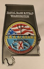US NAVY USS ALABAMA SSBN-731 SUBMARINE CHALLENGE COIN 2