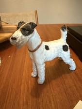 Rare K. Jarl Sakellarios Fox Terrier Dog Figurine Signed 1926 Original Sculpture picture