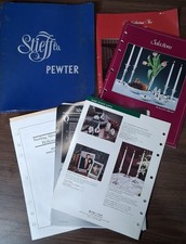 Stieff Pewter Catalog and Trade Reference Sheets 1960s 1970s Flatware Holloware picture