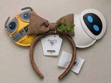 Disney Parks Pixar WALL-E and EVE D23 Ears Headband New 2026 picture