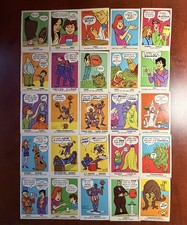 1974 Wonder Bread Hanna-Barbera Magic Tricks COMPLETE 25 Card Set Scooby Addams picture