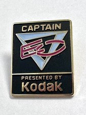 Vintage Disneyland Captain EO Premiere Kodak Pin Rare Grand Opening Managers Pin picture