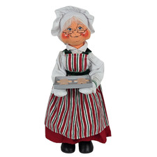 Annalee Dolls Mrs. Claus Tray Of Gingerbread Cookies 2004 Christmas Baker 13” picture