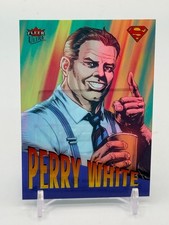 2006 Fleer Ultra Superman Superman Perry White R-29 '95 Retro Blue picture