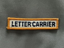 NEW Vtg 70-80s USPS Letter Carrier Mail Tab Sew On Patch Rare Obsolete picture