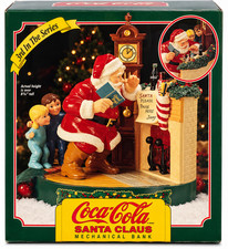 1995 ERTL Coca-Cola Santa Claus Mechanical Bank 3rd in Series NIB Vintage picture
