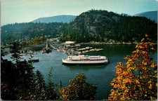 Horseshoe Bay Bay & Ferry Terminal W Vancouver BC Canada Vintage Postcard TP11-6 picture