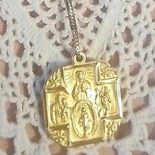 Religious Pendant, Gold Filled 1