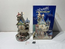 Enesco Enchanted Clocktower 529989 Musical 1993 Working w/ Original Box RARE picture