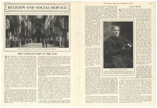 1915 Story & Pics: The Vatican's Part in World War One - Complete Story picture