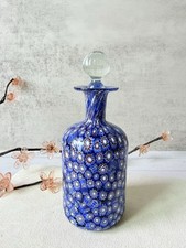 VTG Murano glass Perfume Bottle handcrafted Italian Millefiori, c.1950 picture