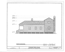 Photo:Biloxi Mississippi Pleasant Reed House 2002 South Elevation Drawing picture